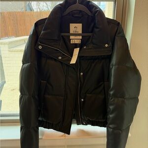 Abercrombie & Fitch Black Leather Jacket